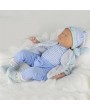 22" Handmade Reborn Newborn Dolls Vinyl Silicone Baby Boy Doll Birthday Gifts