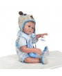 [US-W]Blue Pup Fashionable Play House Toy Lovely Simulation Baby Doll with Clothes Size 20"