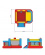 LEADZM BH-001 Inflatable Castle 420D Oxford Cloth Scraping Material