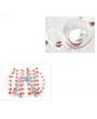Transparent Nail Inflatable Bumper Ball Red