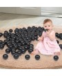 100pcs 5.5cm Fun Soft Plastic Ocean Ball Swim Pit Toys Baby Kids Toys black