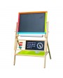 [US-W]All-in-One Multifunction Wooden Kid's Art Education Easel with Accessories