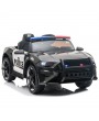 12V Kids Ride On Car ,Police sports car,2.4GHZ Remote Control,LED Lights,Siren,Microphone,Black
