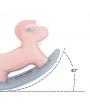 High Quality Plastic Cute Rocking Horse for Kids gift Pink Color