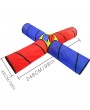 4-way Play Tunnel Folding Portable Playpen Tent Play Yard