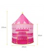 Portable Folding Blue Play Tent Children Kids Castle Cubby Play House Pink