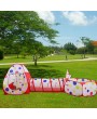 Portable Kids Outdoor Game Play Children Toy Tent Ocean Ball Pit Pool Black Side