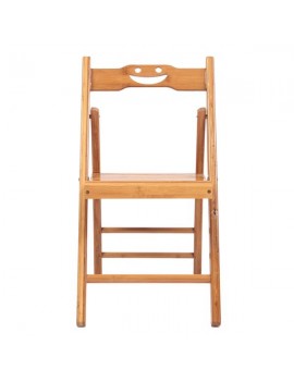 2 Pcs Smiley Folding Chair Burlywood