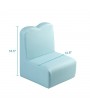Children Sofa Multi-Functional Sofa Table and Chair Set Sky Blue