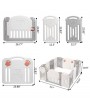 Baby Folding playpen Kids Activity Centre Safety Play Yard Home Indoor Outdoor